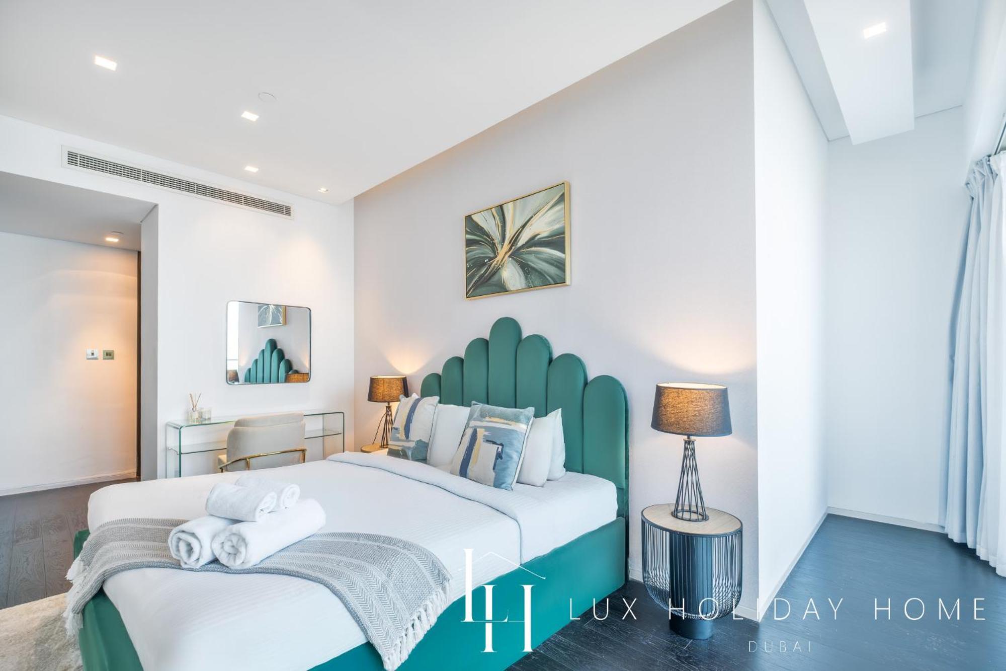 Lux - Lavish Suite With Full Palm Jumeirah View 1 Дубай Экстерьер фото