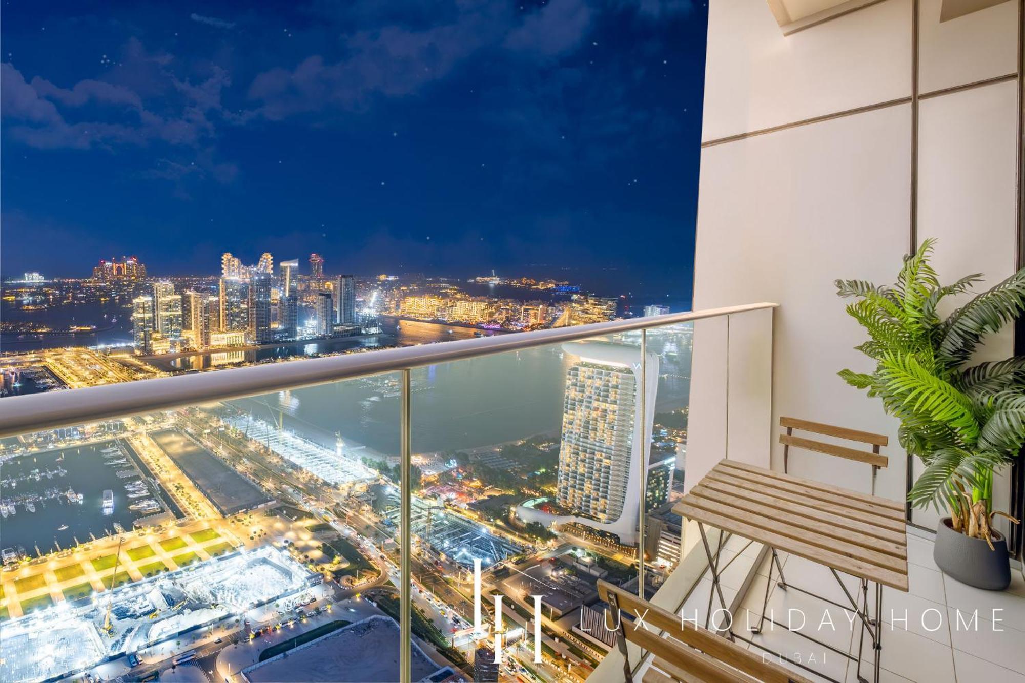 Lux - Lavish Suite With Full Palm Jumeirah View 1 Дубай Экстерьер фото