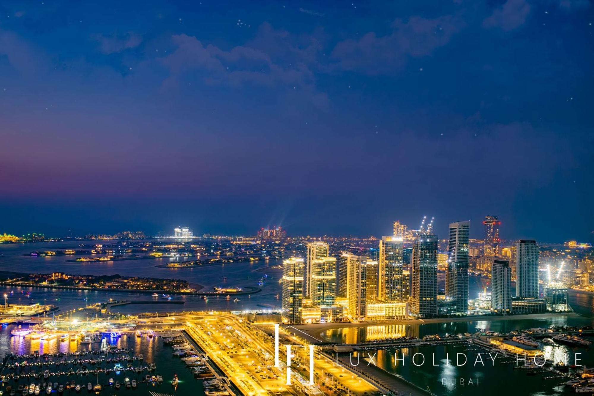 Lux - Lavish Suite With Full Palm Jumeirah View 1 Дубай Экстерьер фото