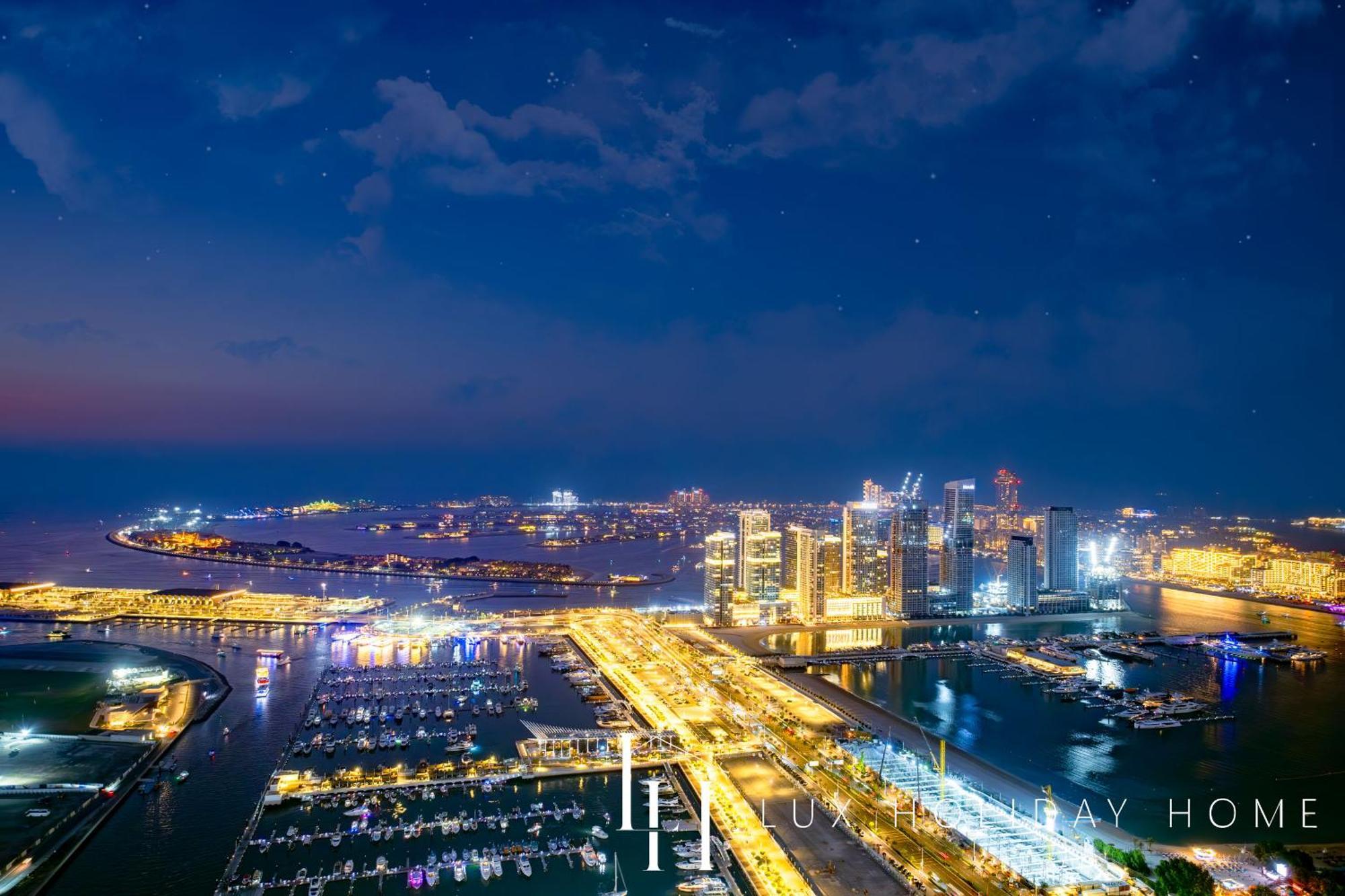 Lux - Lavish Suite With Full Palm Jumeirah View 1 Дубай Экстерьер фото