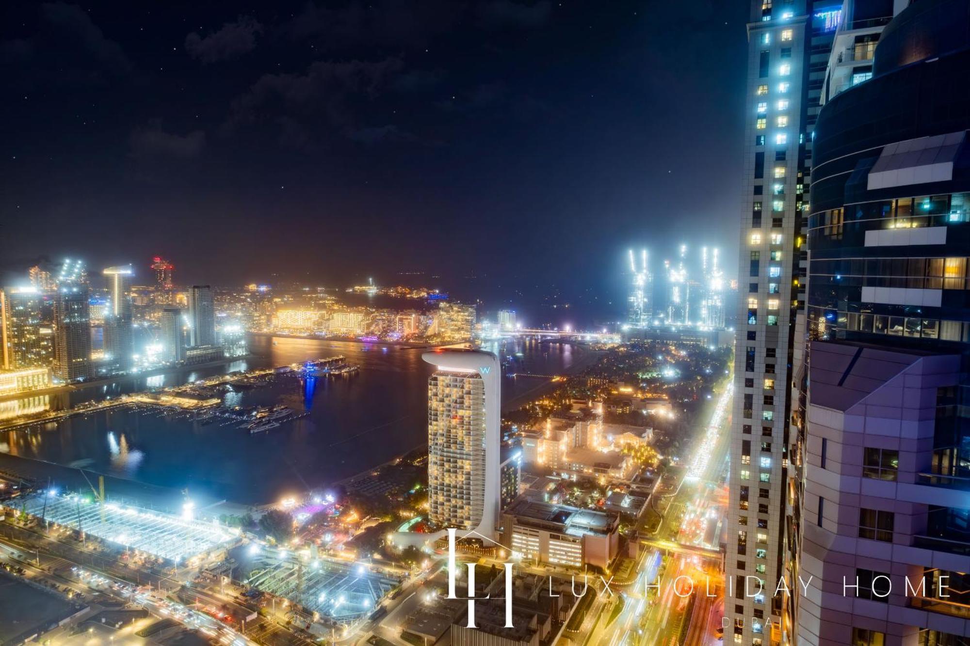 Lux - Lavish Suite With Full Palm Jumeirah View 1 Дубай Экстерьер фото