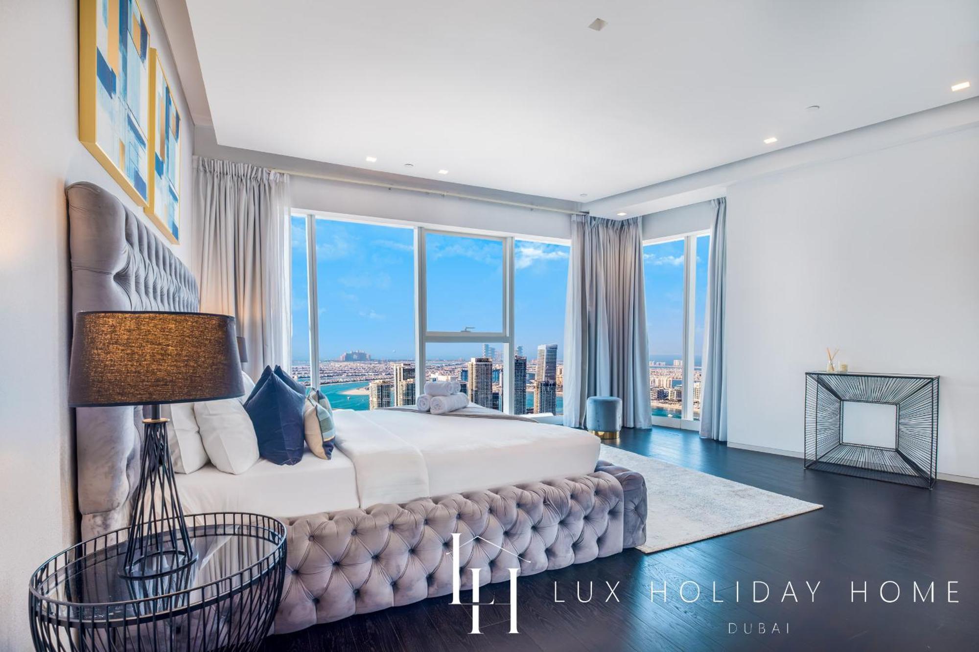 Lux - Lavish Suite With Full Palm Jumeirah View 1 Дубай Экстерьер фото