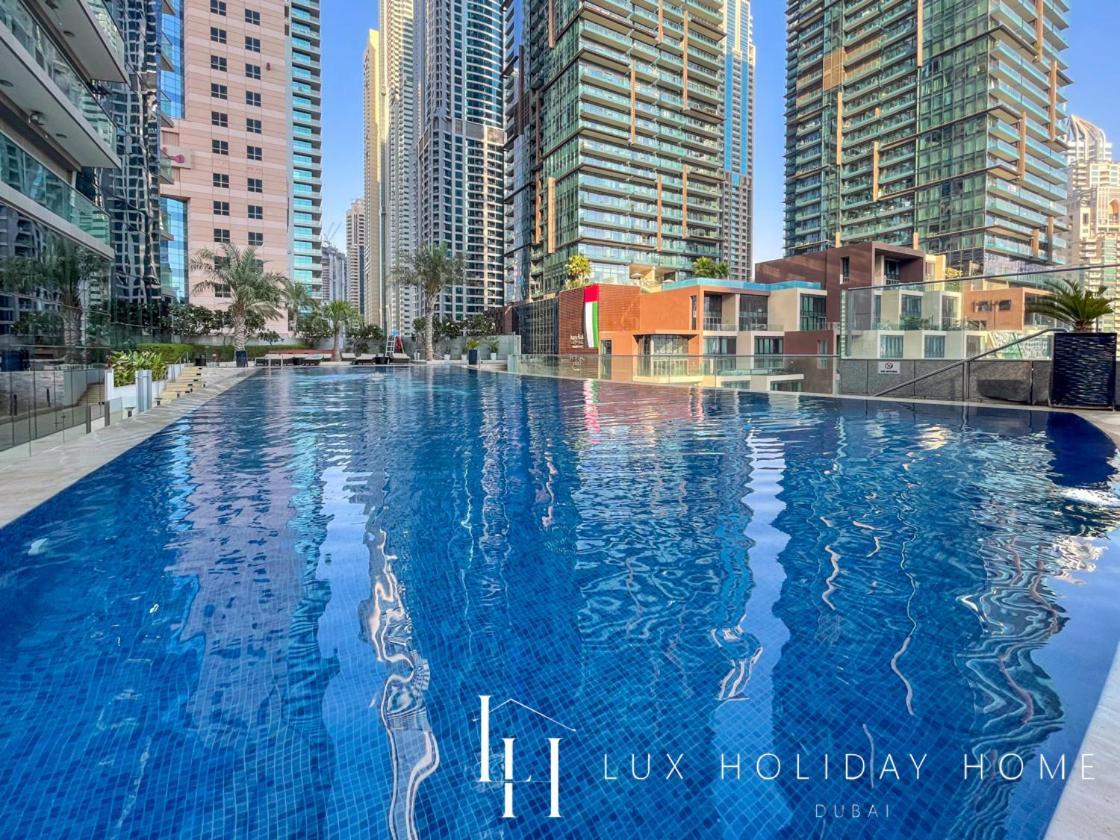 Lux - Lavish Suite With Full Palm Jumeirah View 1 Дубай Экстерьер фото